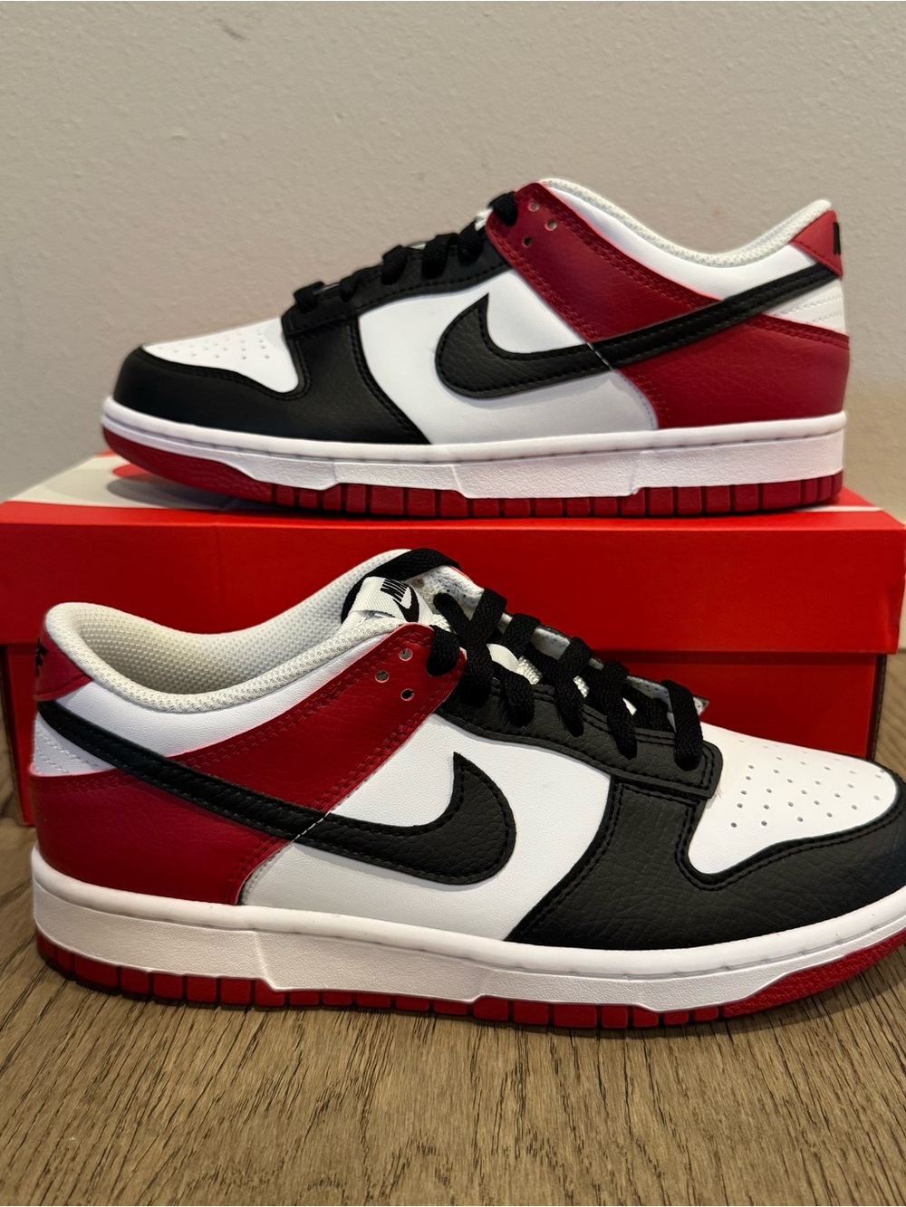Nike Dunk Low Red Black White